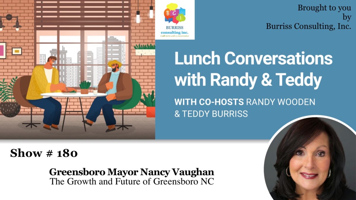 Mayor Nancy Vaughan on Lunch Conversations with Randy and Teddy