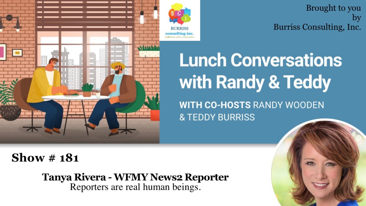 Tanya Rivera WFMY News2 on Lunch Conversations with Randy and Teddy
